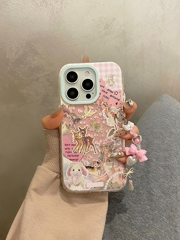 / Set Strap Case Phone Animal