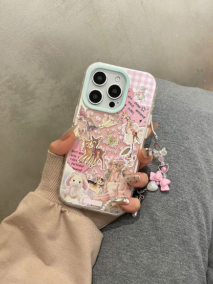 / Set Strap Case Phone Animal