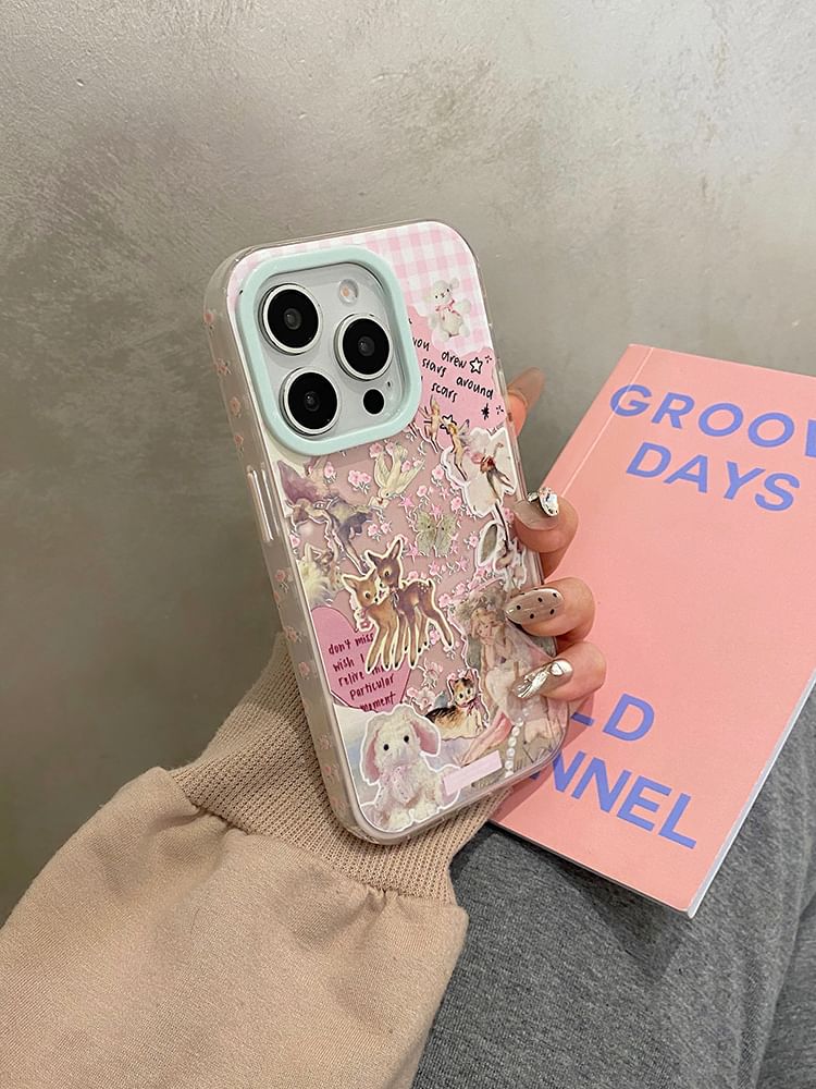 / Set Strap Case Phone Animal