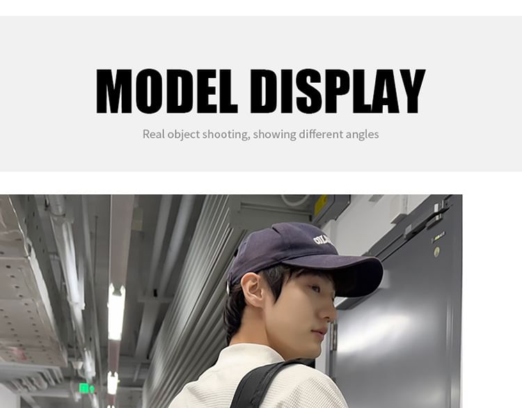 Applique Backpack Nylon Panel Tote