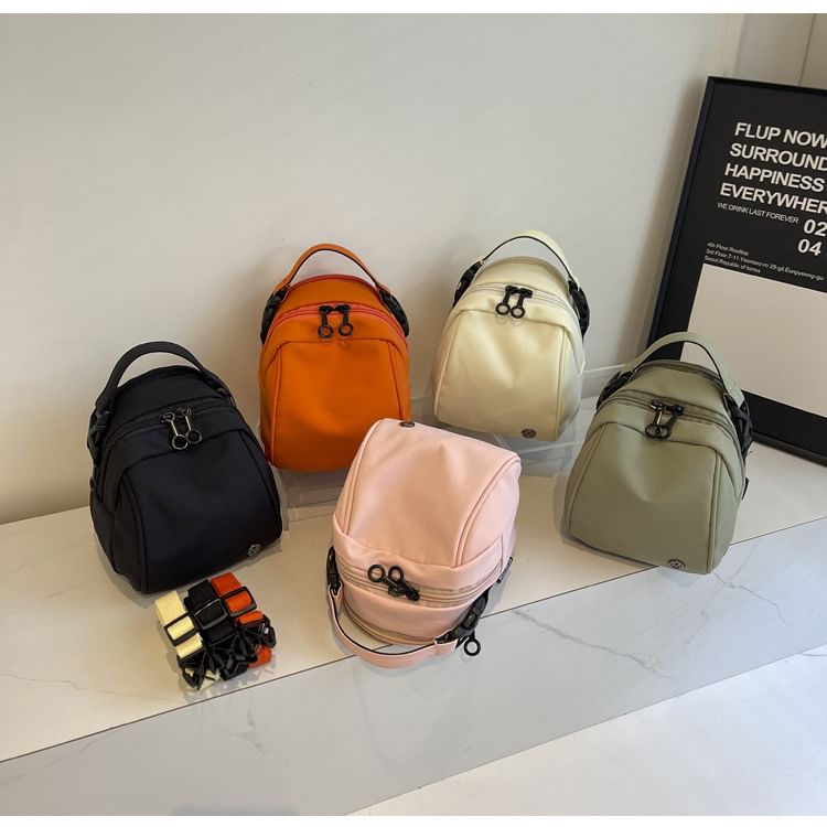 Plain Panel Crossbody Bag