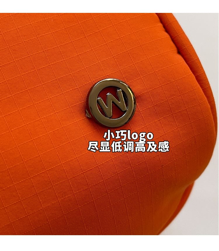 Plain Panel Crossbody Bag