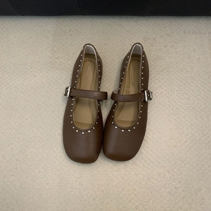 Shoes Jane Plain Mary Studded