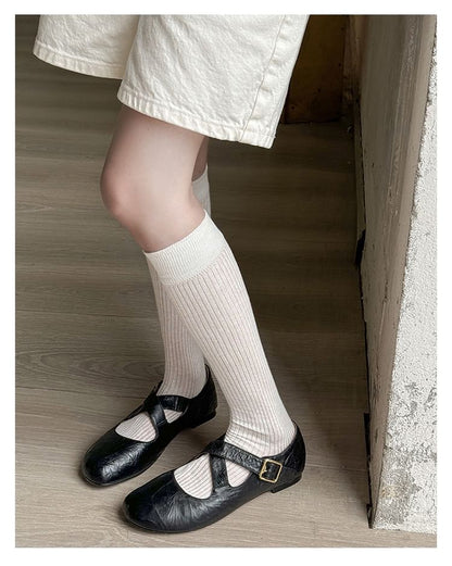 Jane Mary Strap Shoes Cross