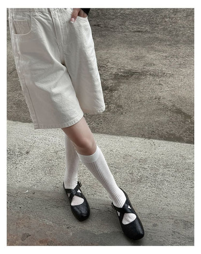 Jane Mary Strap Shoes Cross