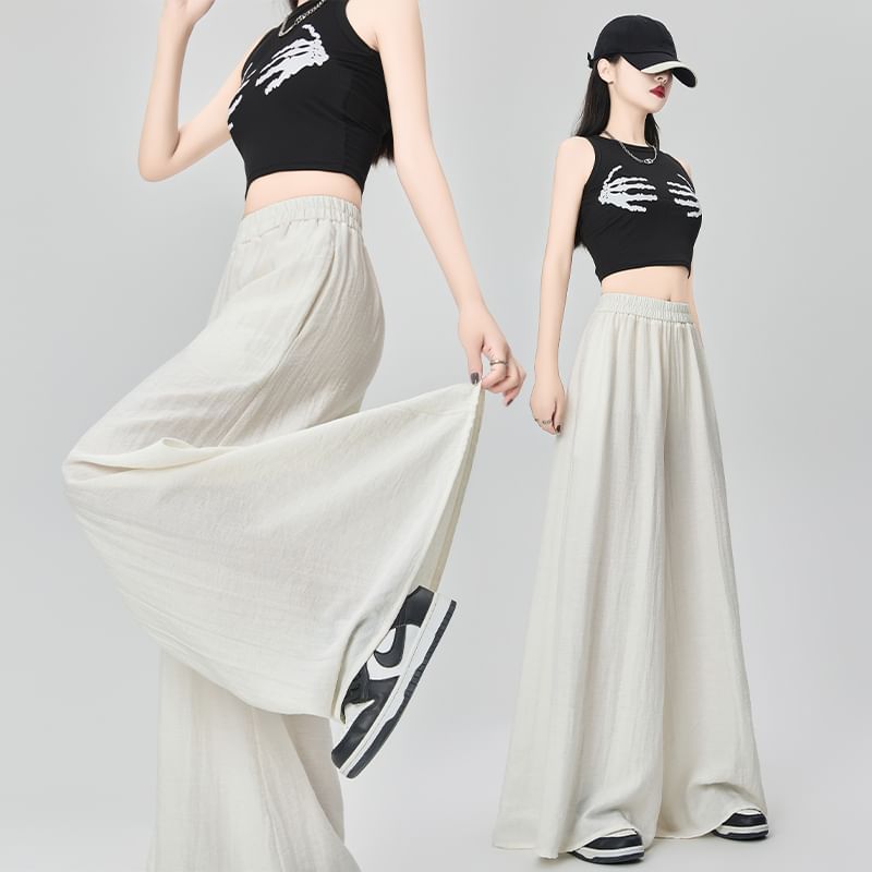 High (Various Plain Culottes Waist Designs)