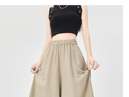 High (Various Plain Culottes Waist Designs)