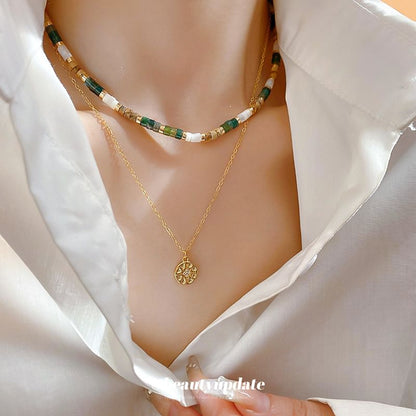 Designs) Necklace (Various Faux / Alloy Gemstone