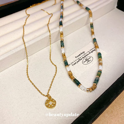 Designs) Necklace (Various Faux / Alloy Gemstone