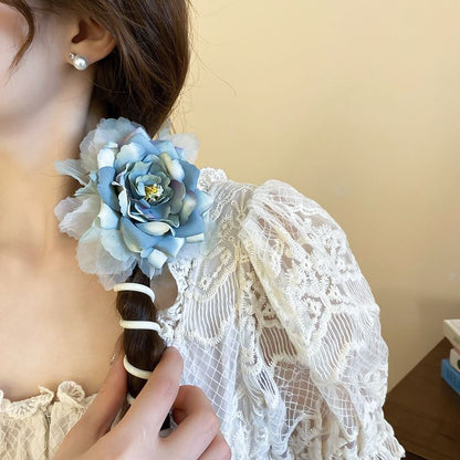 Coil (Various Tie Ribbon Floral / Designs) Hair Bead