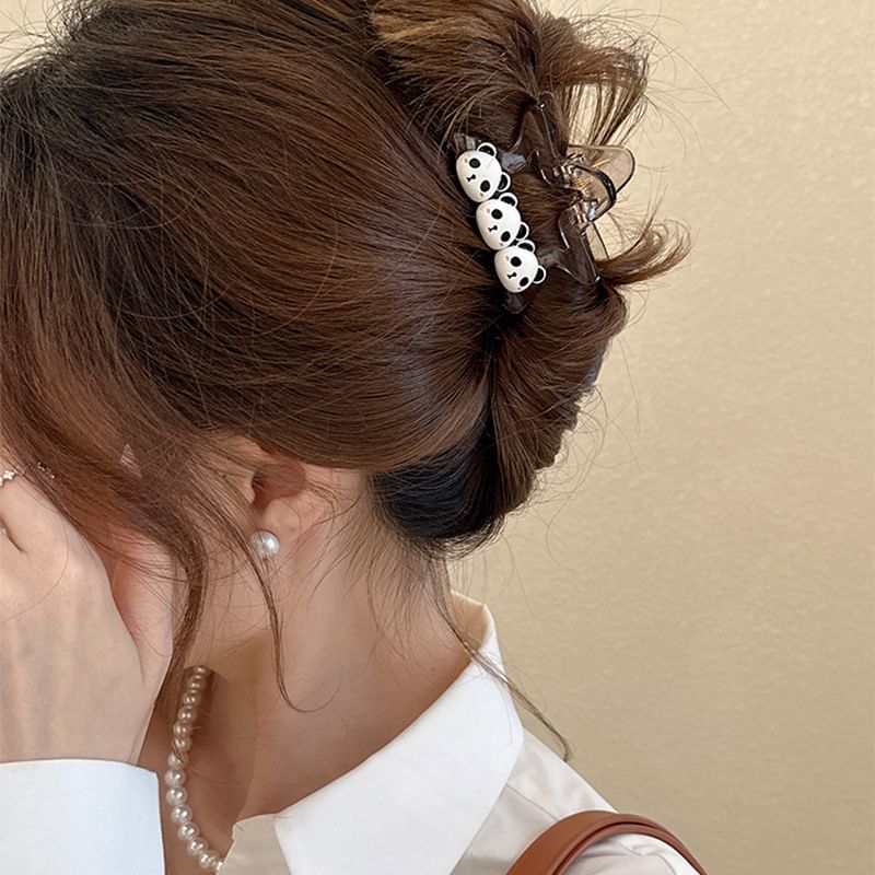 Hair (Various Claw Designs) Panda Clip