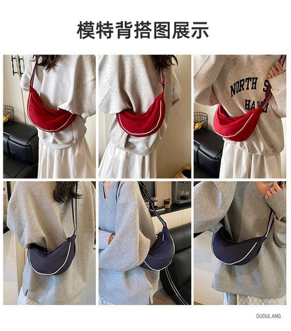 Contrast Bag Crossbody Trim