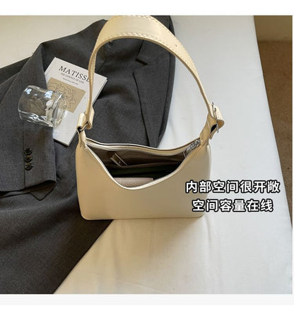 Leather Shoulder Faux Bag Lettering