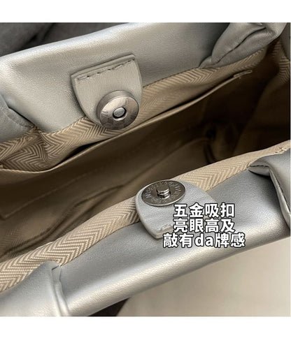 Top Bucket Handle Plain Bag