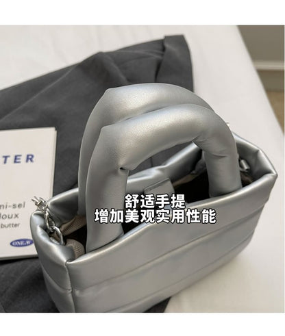 Top Bucket Handle Plain Bag