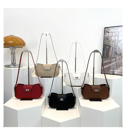 Leather Faux Crossbody Bag Flap