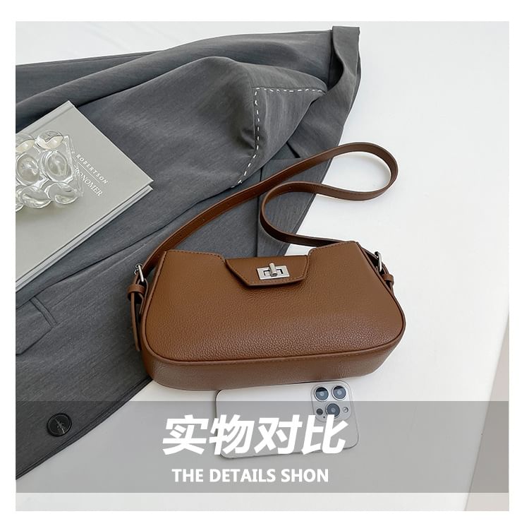 Leather Faux Crossbody Bag Flap