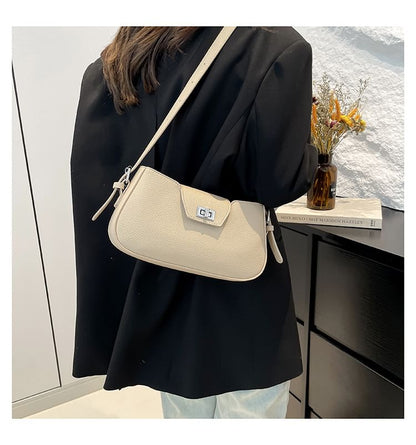 Leather Faux Crossbody Bag Flap