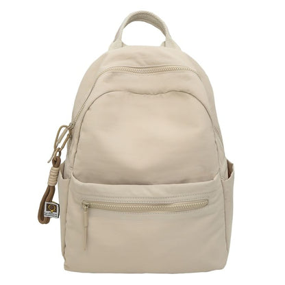 Charm + Backpack Plain Nylon Set: Bag Laptop