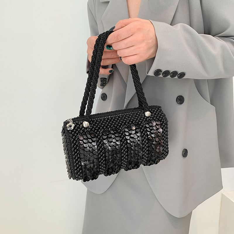 Shoulder Beaded Bag Sequin