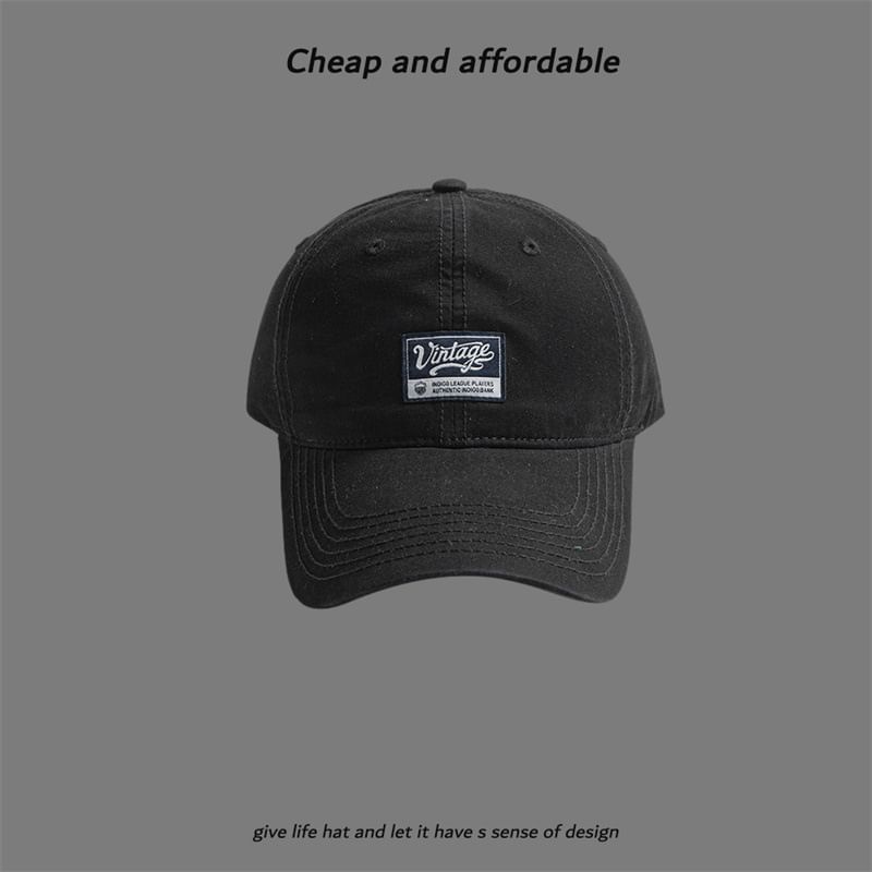 Applique Label Cap