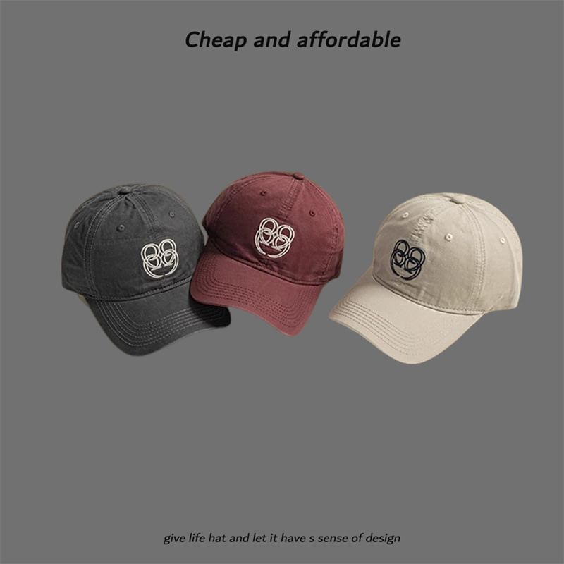 Letter Embroidered Cap