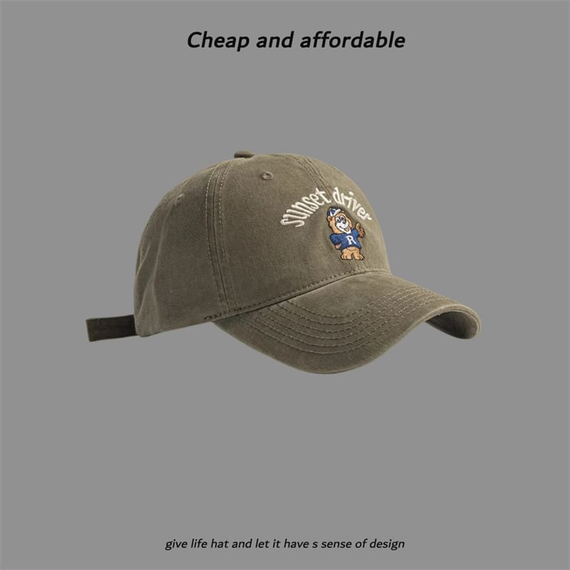 Cap Bear Embroidered