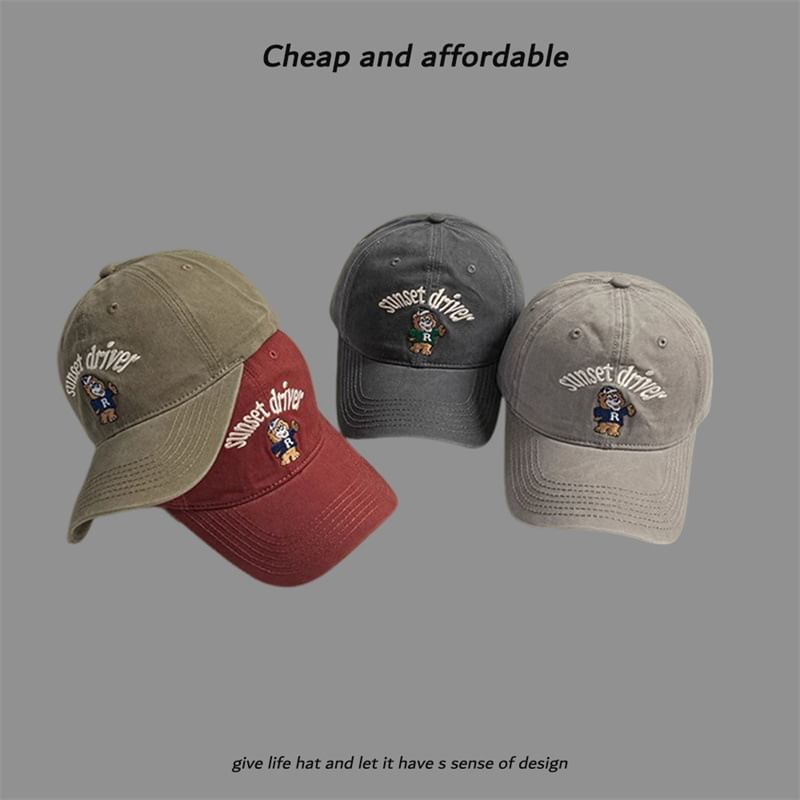 Cap Bear Embroidered