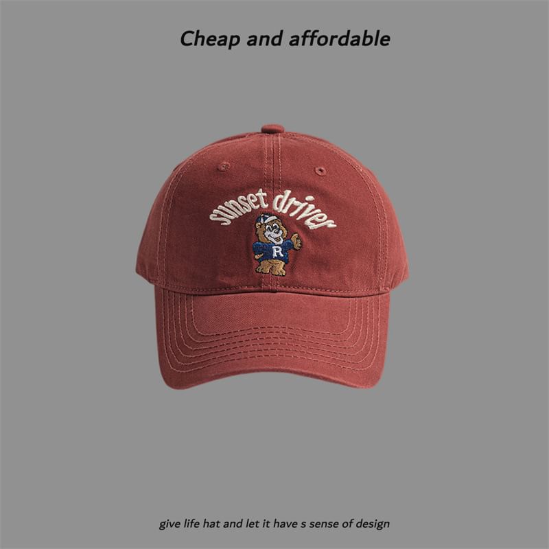 Cap Bear Embroidered
