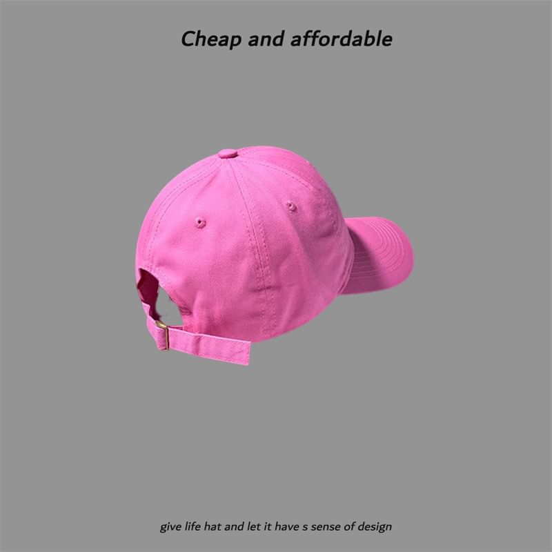 Cap Letter Embroidered