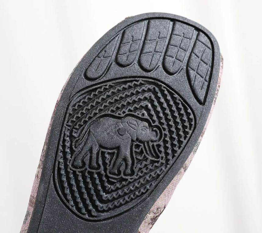 Floral Panel Flats Print