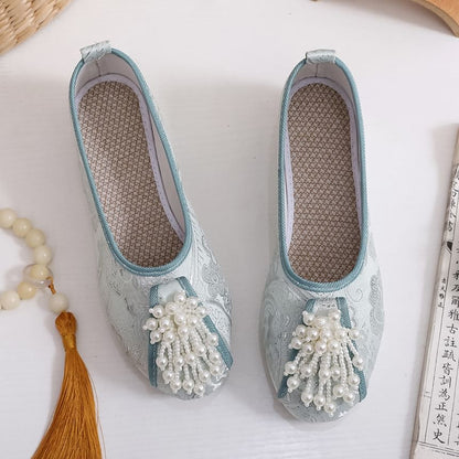 Beaded Flats Embroidered
