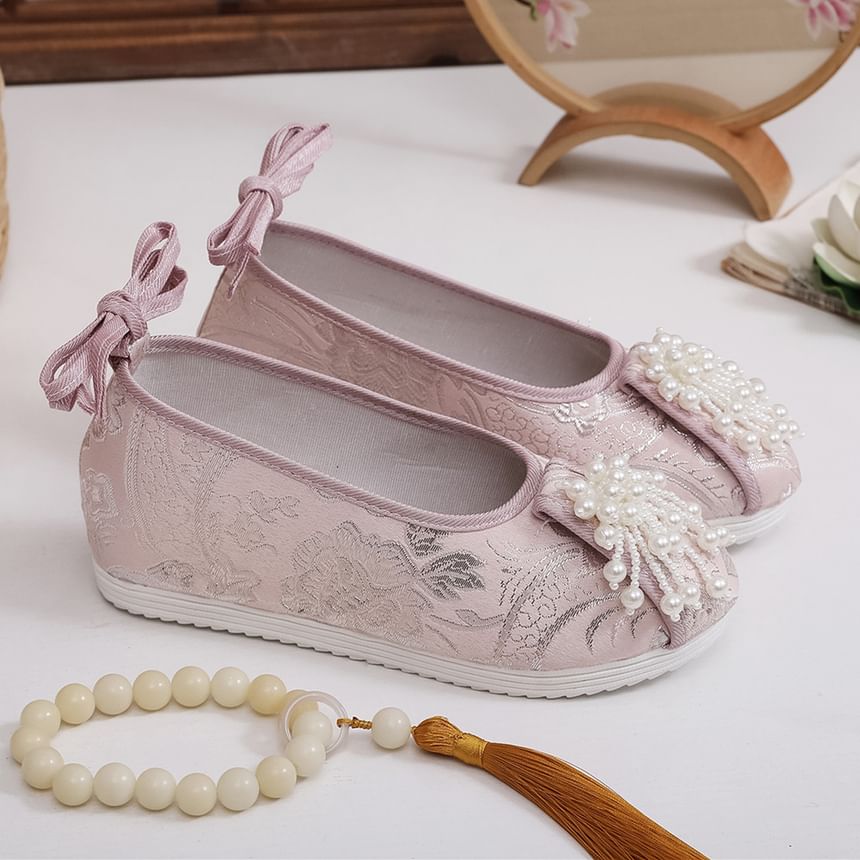 Beaded Flats Embroidered