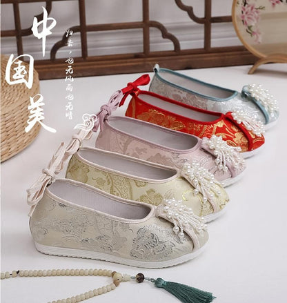 Beaded Flats Embroidered