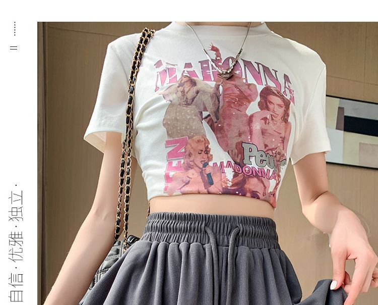 Leg Shorts Waist Wide Drawstring Plain