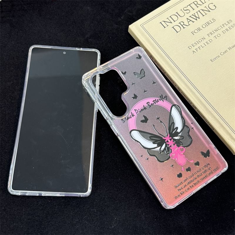 Heart / Butterfly Magnetic (Compatible with MagSafe) Phone Case / Strap / Set