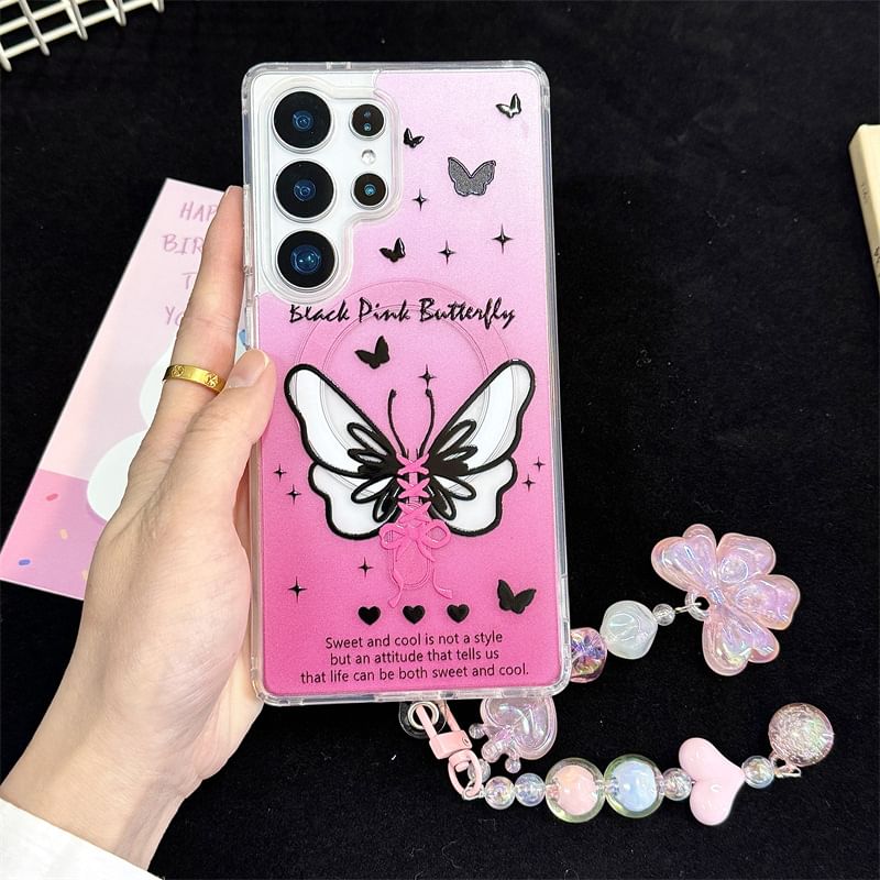 Heart / Butterfly Magnetic (Compatible with MagSafe) Phone Case / Strap / Set