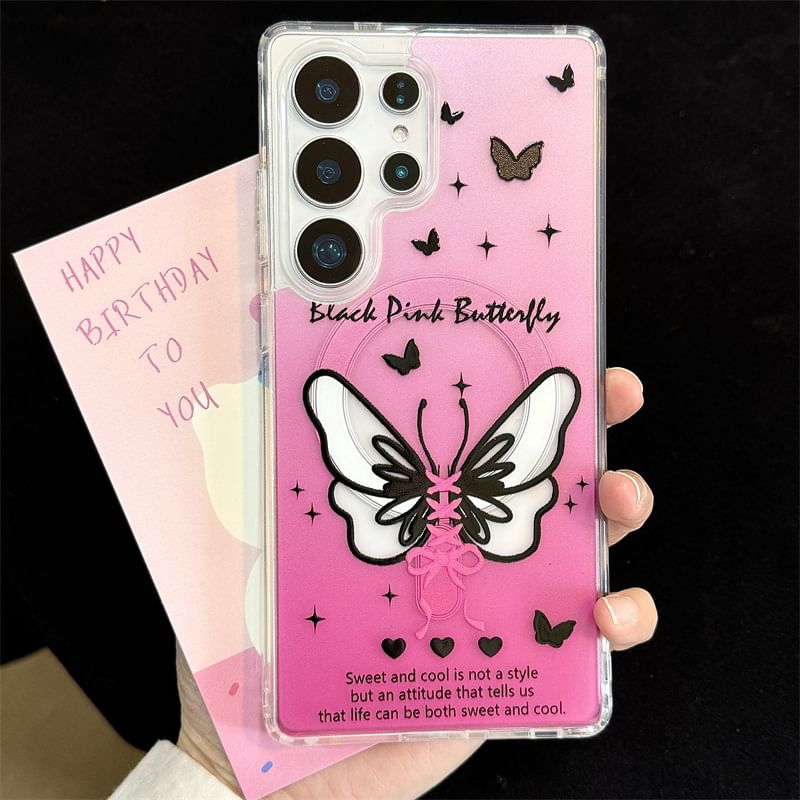 Heart / Butterfly Magnetic (Compatible with MagSafe) Phone Case / Strap / Set