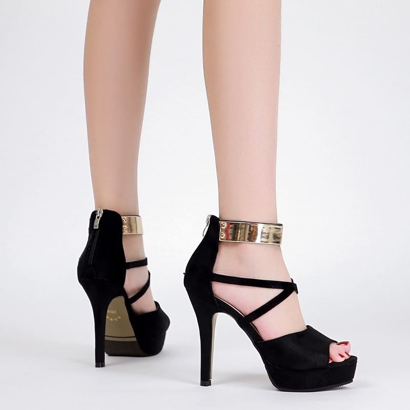 High Platform Sandals Heel