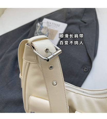 Bag Faux Shoulder Multi-Pocket Leather