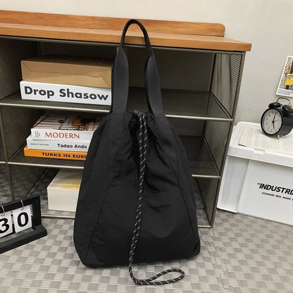 Drawstring Plain Backpack