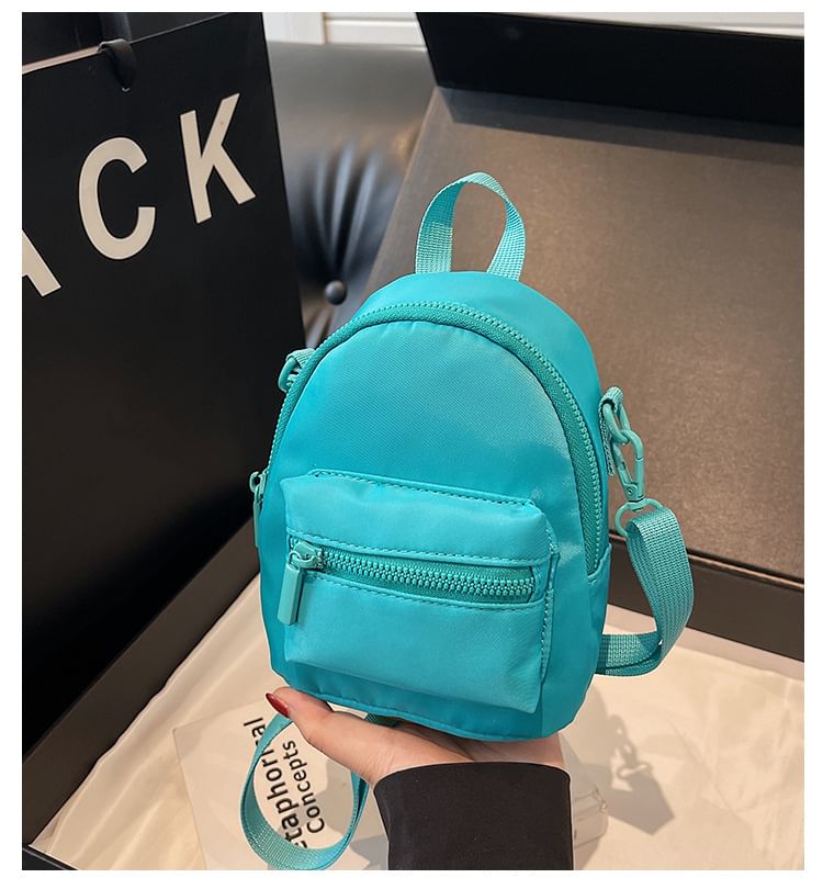 Multi-Pocket Plain Backpack