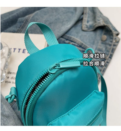 Multi-Pocket Plain Backpack