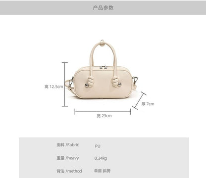 Leather Bag Faux Crossbody