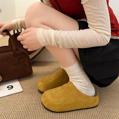 Platform Mules Plain