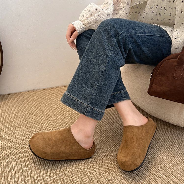 Platform Mules Plain