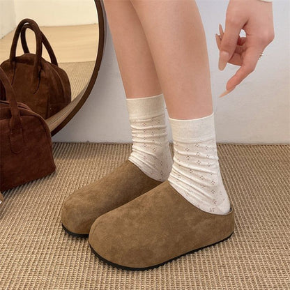 Platform Mules Plain