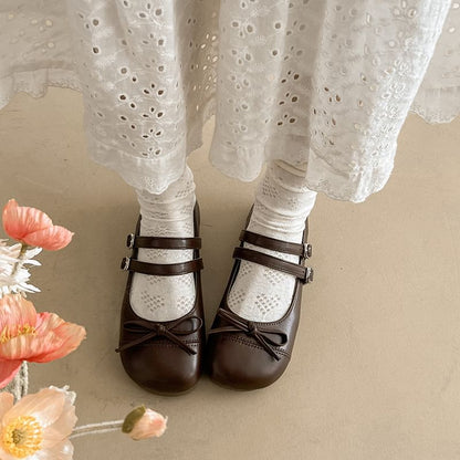Bow Mary Shoes Jane