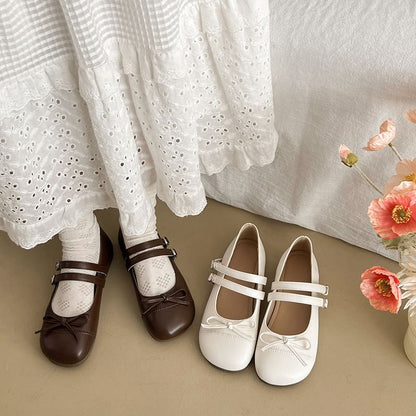 Bow Mary Shoes Jane