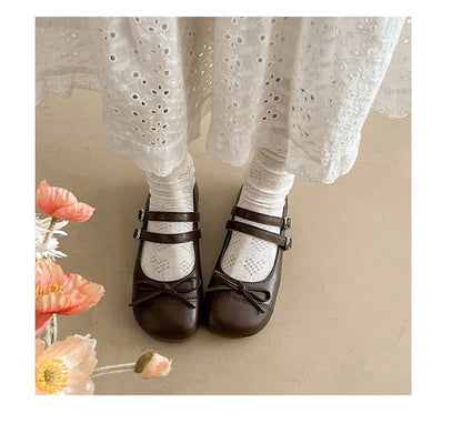 Bow Mary Shoes Jane